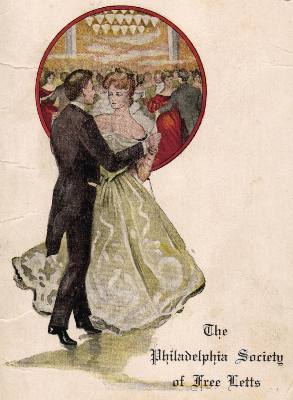Filadelfijas Brīvo Latvju biedrības pasākumu programmas vāks. 1907.g.