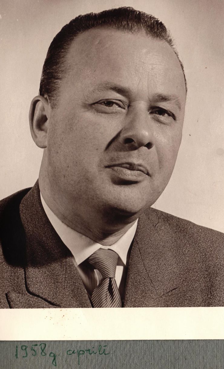 Ģ. Ārvalda fotogrāfija. 1958. gada aprīlis.